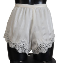 Thumbnail for Elegant White Lace Lingerie Shorts