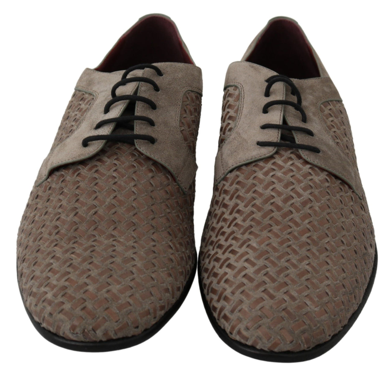 Elegant Brown Leather Derby Shoes