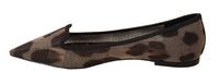 Thumbnail for Elegant Leopard Print Flat Loafers