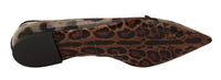 Thumbnail for Elegant Leopard Print Flat Loafers