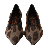 Thumbnail for Elegant Leopard Print Flat Loafers