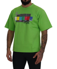 Thumbnail for Chic Green Crewneck Short Sleeve Tee