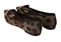 Thumbnail for Elegant Leopard Print Flat Loafers