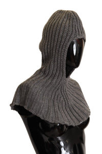 Thumbnail for Gray 100% Cashmere Knitted Wrap One Size Scarf