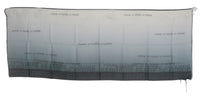 Thumbnail for Elegant Blue Gray Wool Blend Scarf
