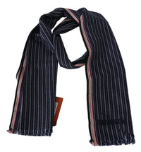 Thumbnail for Elegant Multicolor Wool Scarf with Logo Embroidery