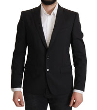 Thumbnail for Elegant Slim Fit Black Blazer Jacket