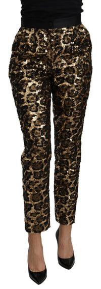 Thumbnail for Elegant High Waist Skinny Sequined Pants