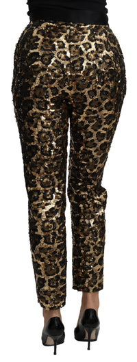 Thumbnail for Elegant High Waist Skinny Sequined Pants