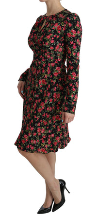 Thumbnail for Floral A-Line Viscose Knee Length Dress