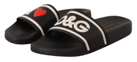 Thumbnail for Elegant Black Leather Slide Sandals for Her