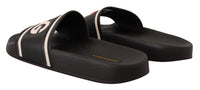 Thumbnail for Elegant Black Leather Slide Sandals for Her