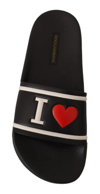 Thumbnail for Elegant Black Leather Slide Sandals for Her