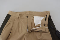 Thumbnail for Brown Black Cotton Chino Men Pants