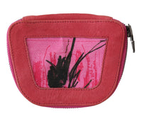 Thumbnail for Elegant Pink Fabric Coin Wallet