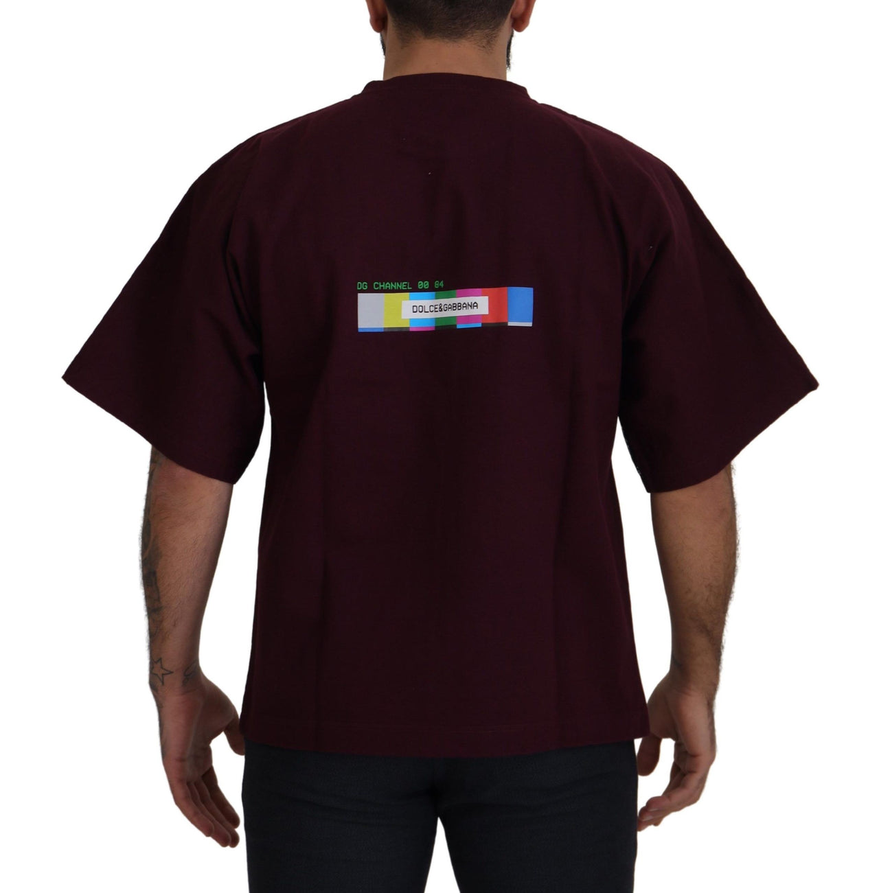 Bordeaux Crewneck Cotton Tee