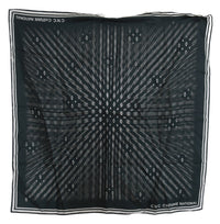 Thumbnail for Elegant Silk Printed Blue Scarf