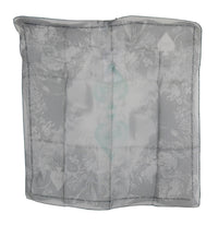Thumbnail for Elegant Gray Silk Scarf for Women