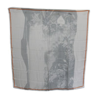 Thumbnail for Elegant Silk Floral Scarf