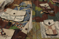 Thumbnail for Patchwork Camouflage Casual Shirt