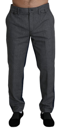 Thumbnail for Gray Dress Blue Denim Trousers Cotton Pants