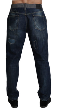 Thumbnail for Gray Dress Blue Denim Trousers Cotton Pants
