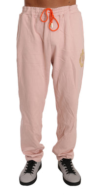 Thumbnail for Elegant Pink Cotton Sweatsuit Luxury Comfort