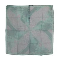 Thumbnail for Elegant Silk Green Printed Scarf