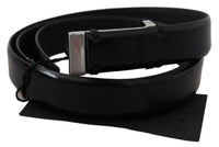 Thumbnail for Elegant Black Leather Waist Belt