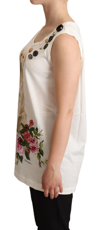Thumbnail for Chic Canine Floral Sleeveless Tank