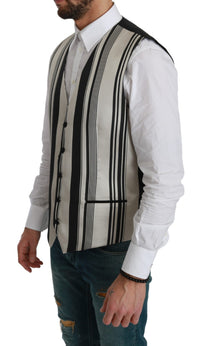 Thumbnail for Stripe Cotton Silk Dress Vest