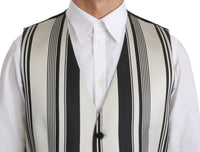 Thumbnail for Stripe Cotton Silk Dress Vest