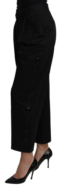 Thumbnail for Elegant High Waist Cropped Pants