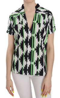 Thumbnail for Glam Short Sleeve Plunging Neck Top