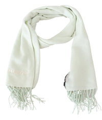 Thumbnail for Elegant White Cashmere Scarf