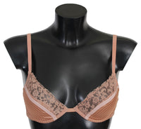 Thumbnail for Elegant Nude Lace Push-Up Bra