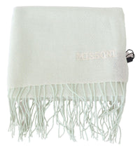 Thumbnail for Elegant White Cashmere Scarf