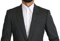 Thumbnail for Elegant Striped Wool-Silk Two-Piece Suit