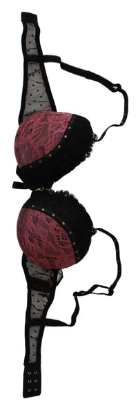 Thumbnail for Elegant Black Lace Push-Up Bra