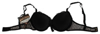 Thumbnail for Elegant Black Lace Push-Up Bra