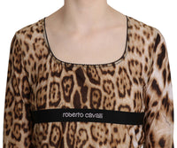 Thumbnail for Elegant Leopard Long Sleeve Top