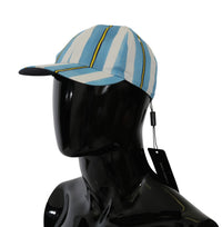 Thumbnail for Multicolor Stripes Baseball Cotton Cap