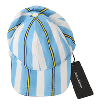 Thumbnail for Multicolor Stripes Baseball Cotton Cap