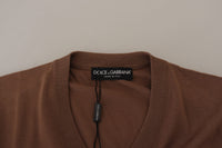 Thumbnail for Elegant Virgin Wool V-Neck Pullover Sweater