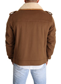 Thumbnail for Elegant Double Breasted Shearling Jacket