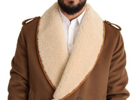 Thumbnail for Elegant Double Breasted Shearling Jacket