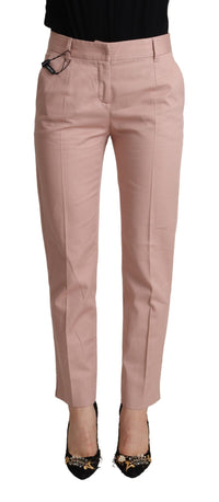 Thumbnail for Elegant Pink Tapered Pants for Sophisticated Style