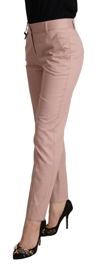 Thumbnail for Elegant Pink Tapered Pants for Sophisticated Style