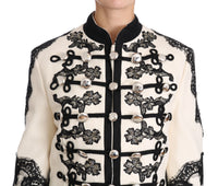 Thumbnail for Elegant Off-White Baroque Jacket