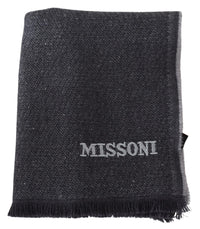 Thumbnail for Elegant Wool Scarf with Signature Embroidery